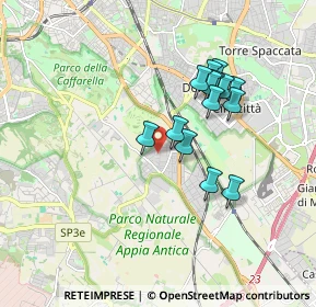Mappa Via Venosa, 00178 Roma RM, Italia (1.59643)