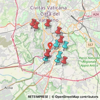 Mappa Via Scarperia, 00146 Roma RM, Italia (2.83846)