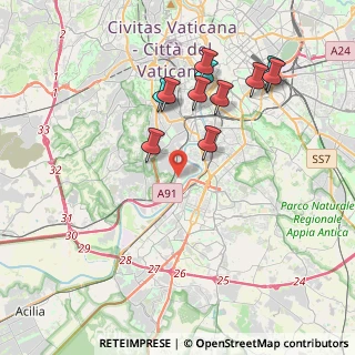 Mappa Via Scarperia, 00146 Roma RM, Italia (4.08182)