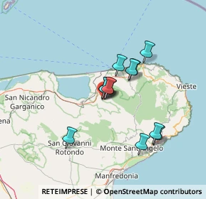 Mappa Piazza del Popolo, 71010 Carpino FG, Italia (11.0675)