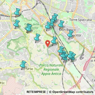 Mappa Via Appia Pignatelli, 00178 Roma RM, Italia (2.22889)