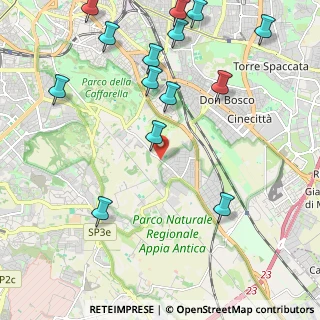 Mappa Via Appia Pignatelli, 00178 Roma RM, Italia (2.835)
