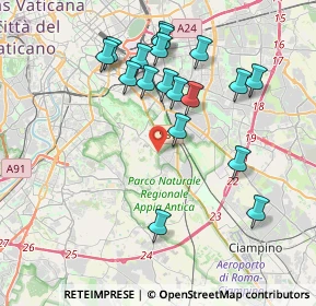 Mappa Via Appia Pignatelli, 00178 Roma RM, Italia (4.07944)