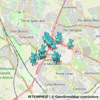 Mappa Via Ignazio Scimonelli, 00173 Roma RM, Italia (1.11412)