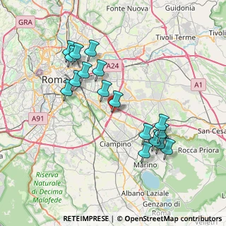 Mappa Via Ignazio Scimonelli, 00173 Roma RM, Italia (7.91882)