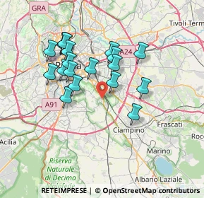 Mappa Quartiere XXVI Appio Pignatelli, 00178 Roma RM, Italia (6.81158)