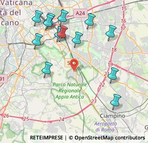 Mappa Quartiere XXVI Appio Pignatelli, 00178 Roma RM, Italia (4.74077)