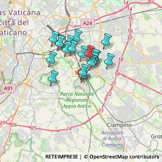 Mappa Quartiere XXVI Appio Pignatelli, 00178 Roma RM, Italia (2.89158)