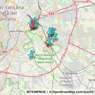 Mappa Quartiere XXVI Appio Pignatelli, 00178 Roma RM, Italia (3.38308)