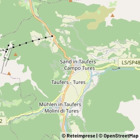 Mappa Campo Tures
