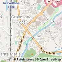 Map Gravellona Toce
