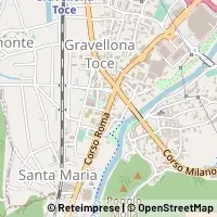 Kaart Gravellona Toce