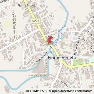 Mappa Via Borgo Venezia, 10, 33080 Fiume Veneto, Pordenone (Friuli-Venezia Giulia)