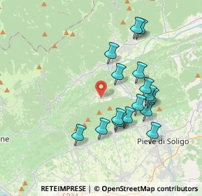 Mappa Via Gioacchino Rossini, 31050 Miane TV, Italia (3.43875)