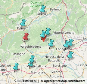 Mappa Via Gioacchino Rossini, 31050 Miane TV, Italia (15.87833)
