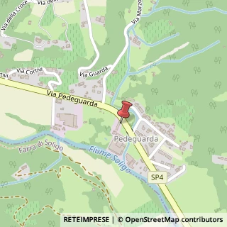 Mappa Via Pedeguarda, 18, 31051 Pedeguarda TV, Italia, 31051 Follina, Treviso (Veneto)