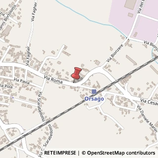 Mappa Via Roma, 31, 31010 Orsago, Treviso (Veneto)