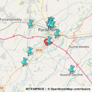 Mappa Via Malignani, 33170 Pordenone PN, Italia (3.63833)