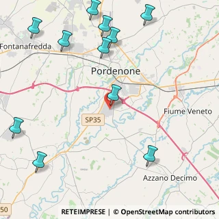 Mappa Via Malignani, 33170 Pordenone PN, Italia (5.75818)