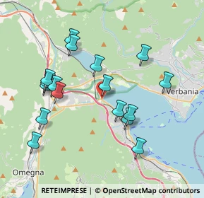 Mappa Via Cave in Oltrefiume, 28831 Baveno VB, Italia (3.78176)