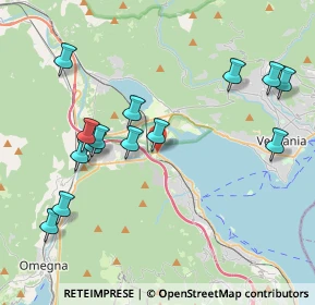 Mappa Via Cave in Oltrefiume, 28831 Baveno VB, Italia (4.255)