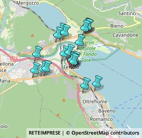 Mappa Via Cave in Oltrefiume, 28831 Baveno VB, Italia (1.313)