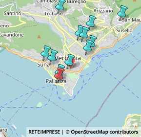 Mappa Viale Sant'Anna, 28922 Verbania VB, Italia (1.62)