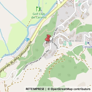 Mappa Via Neve, 3, 11021 Valtournenche, Aosta (Valle d'Aosta)