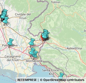 Mappa PIAZZALE VON CZOERNIG CARLO, 34170 Gorizia GO, Italia (21.4455)