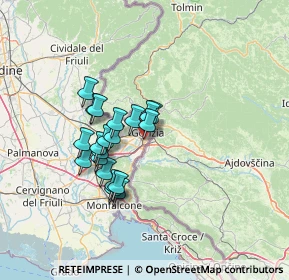 Mappa PIAZZALE VON CZOERNIG CARLO, 34170 Gorizia GO, Italia (10.582)