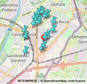 Mappa PIAZZALE VON CZOERNIG CARLO, 34170 Gorizia GO, Italia (0.7875)