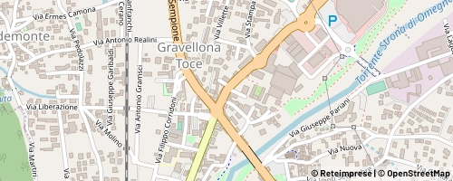 Mappa Gravellona Toce