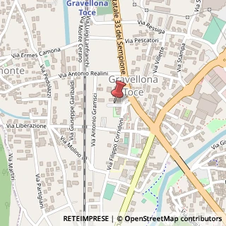 Mappa Via Antonio Gramsci, 15, 28883 Gravellona Toce, Verbano-Cusio-Ossola (Piemonte)