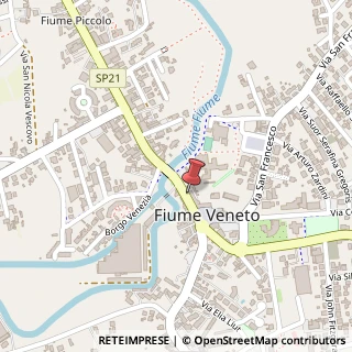 Mappa Piazza Guglielmo Marconi, 59, 33080 Fiume Veneto, Pordenone (Friuli-Venezia Giulia)