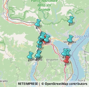 Mappa Via XX Settembre, 28883 Gravellona Toce VB, Italia (5.59667)