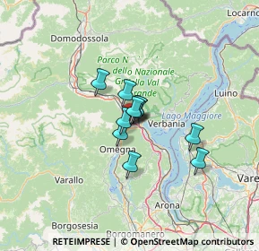 Mappa Via XX Settembre, 28883 Gravellona Toce VB, Italia (6.78818)
