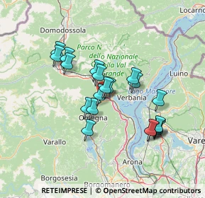 Mappa Via XX Settembre, 28883 Gravellona Toce VB, Italia (11.8705)