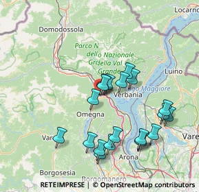 Mappa Via XX Settembre, 28883 Gravellona Toce VB, Italia (14.855)