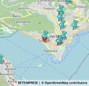 Mappa Via Alessandro Cuzzi, 28925 Pallanza VB, Italia (2.33545)