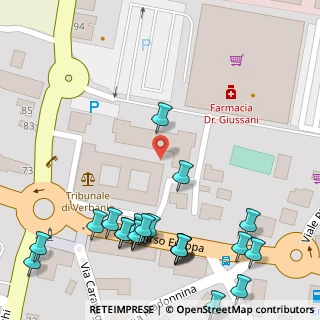 Mappa Corso Europa, 28921 Pallanza VB, Italia (0.0913)