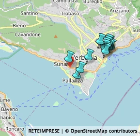 Mappa Via Zara, 28925 Pallanza VB, Italia (1.73412)