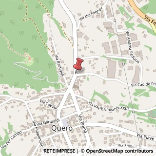 Mappa Via Cao de Fossa, 1, 32038 Belluno, Belluno (Veneto)