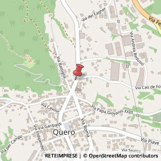 Mappa Via Nazionale, 19, 32030 Quero Vas, Belluno (Veneto)
