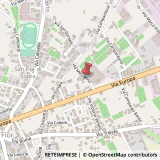 Mappa Via Mescolino, 2, 31020 San Fior, Treviso (Veneto)