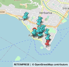 Mappa Via Giuseppe Castelli, 28921 Verbania VB, Italia (0.518)