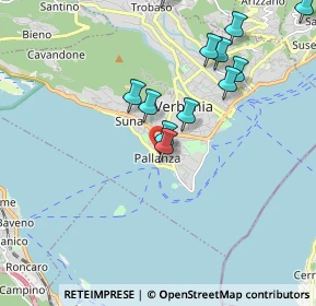 Mappa Via Giuseppe Castelli, 28921 Verbania VB, Italia (1.95417)