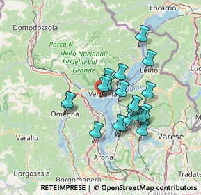 Mappa Via Giuseppe Castelli, 28921 Verbania VB, Italia (11.2425)