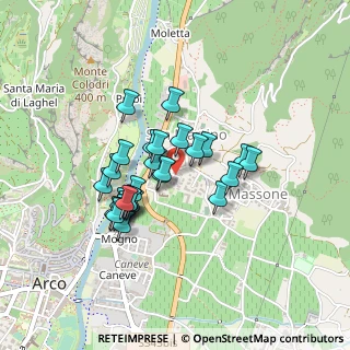 Mappa Via Maino, 38062 Arco TN, Italia (0.35172)