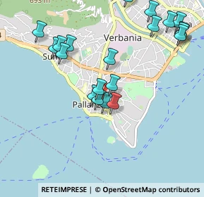 Mappa Via Delle Monache, 28922 Pallanza VB, Italia (1.087)