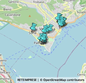 Mappa Via del Riale, 28922 Pallanza VB, Italia (1.148)